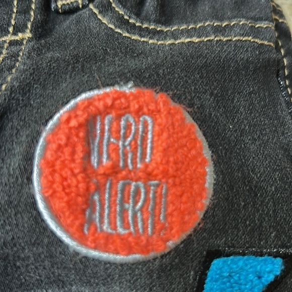 Rosie Pope Baby Boy Black Jeans Suspenders Appliqués NWT Size 0-3 months - Picture 8 of 10